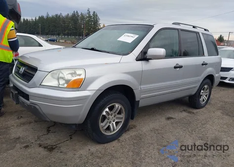 2004 Honda Pilot Ex-L from USA, damaged, VIN 2HKYF18794H621951
